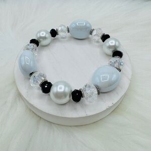 Colorful Beaded Glass Fashion Statement Stackable Bracelet Style 4